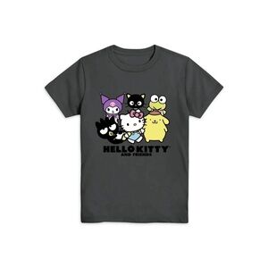 Sanrio Girls Hello Kitty Hola Gato, Crew Neck, Short Sleeve, T-Shirt, Size M